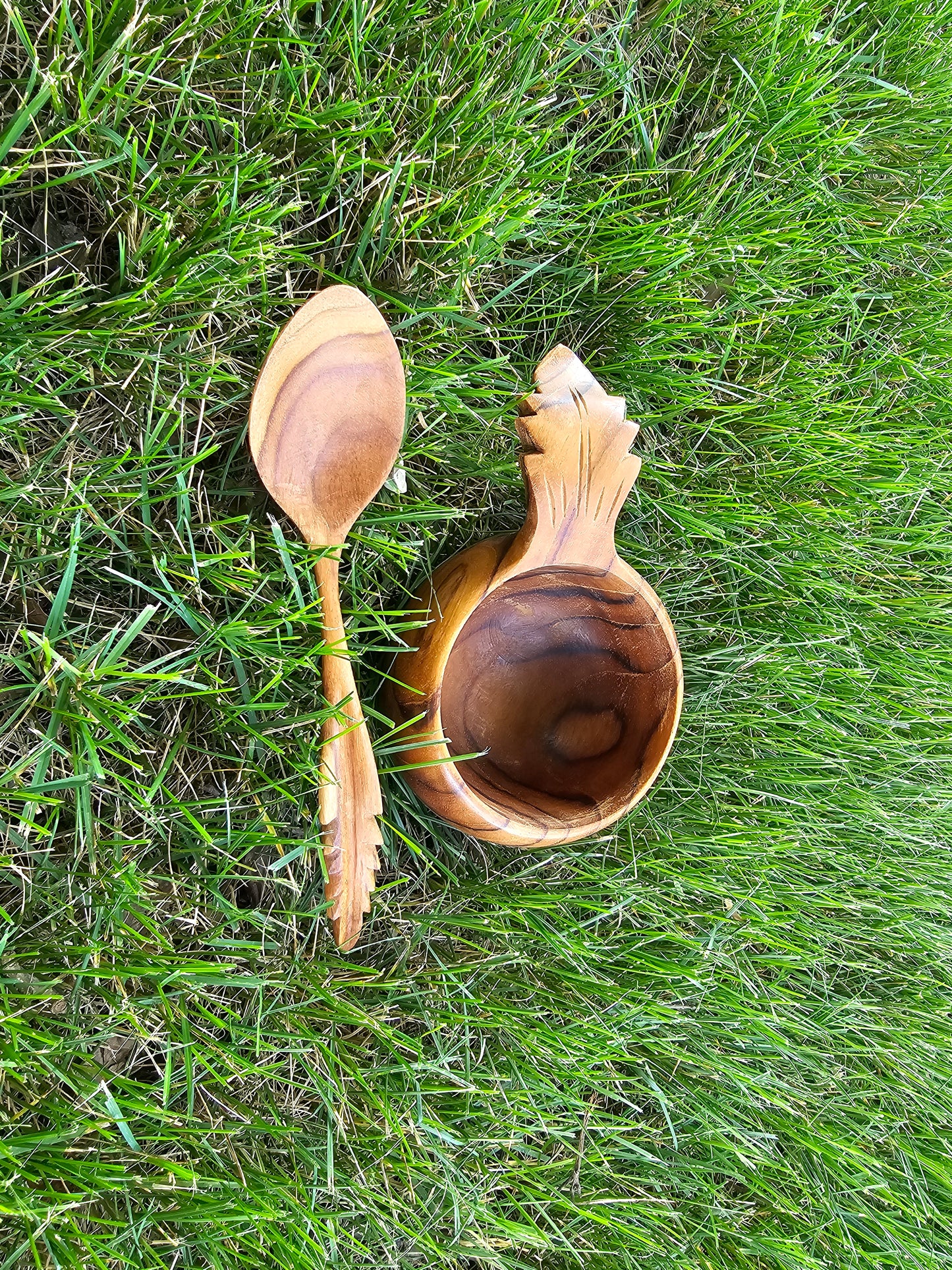 Kuksa leaf handle [ free one spoon ]