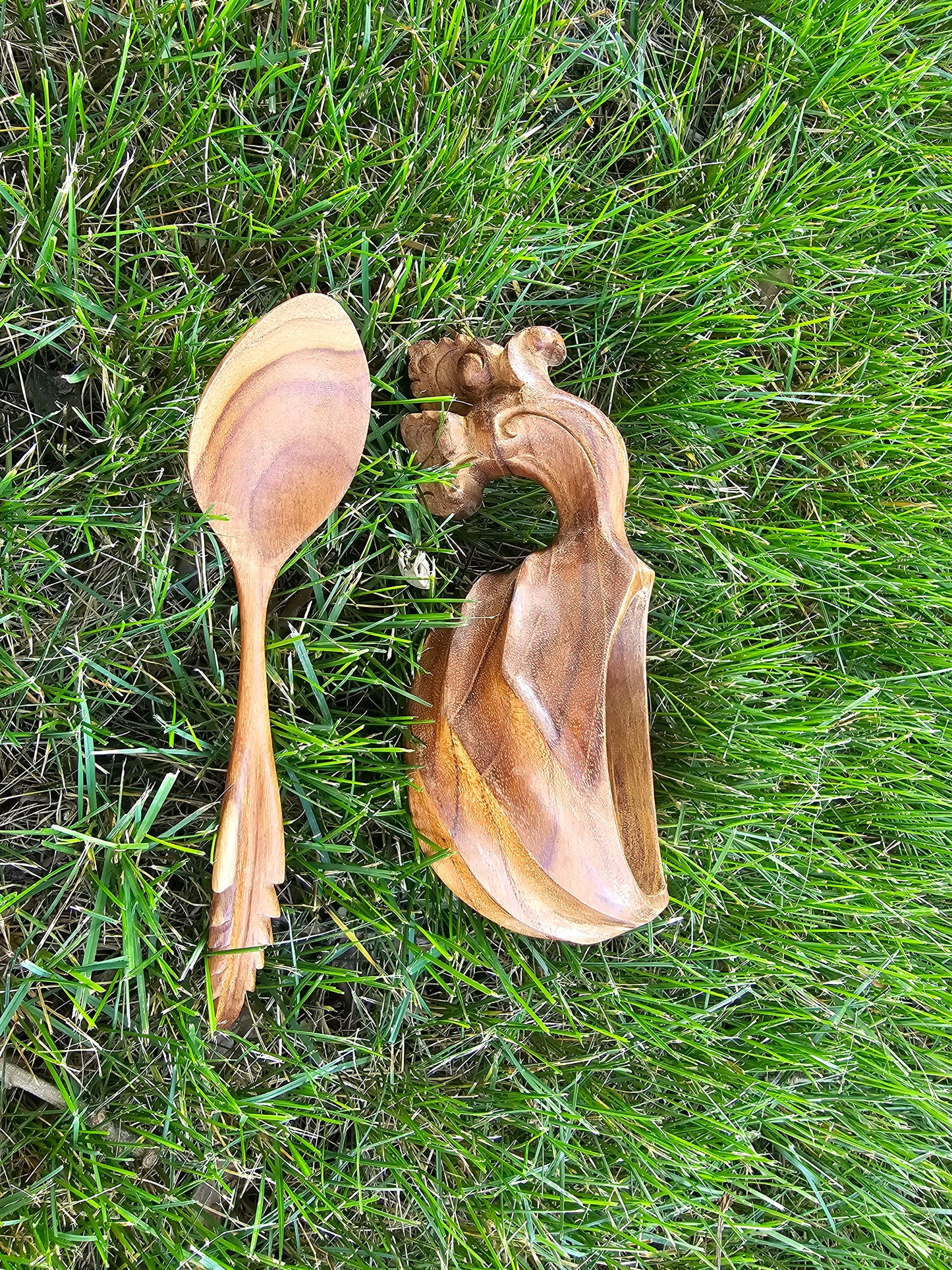 Kuksa Wood Mug "Patra Bali Style" [ free one spoon ]