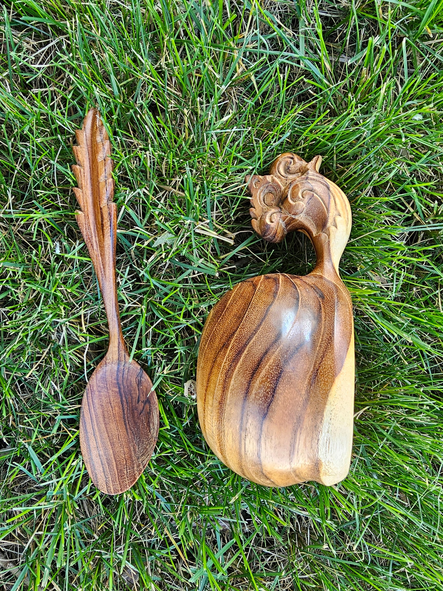 Kuksa Wood Mug PatraBali [ free 1 spoon ]
