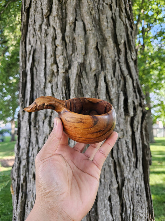 Kuksa leaf handle [ free one spoon ]