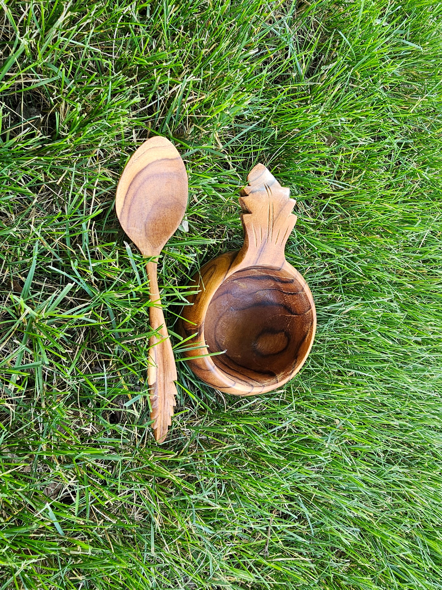 Kuksa leaf handle [ free one spoon ]